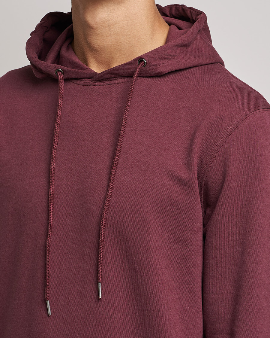 Uomini | Maglieria | Bread & Boxers | Loungewear Hoodie Burgundy