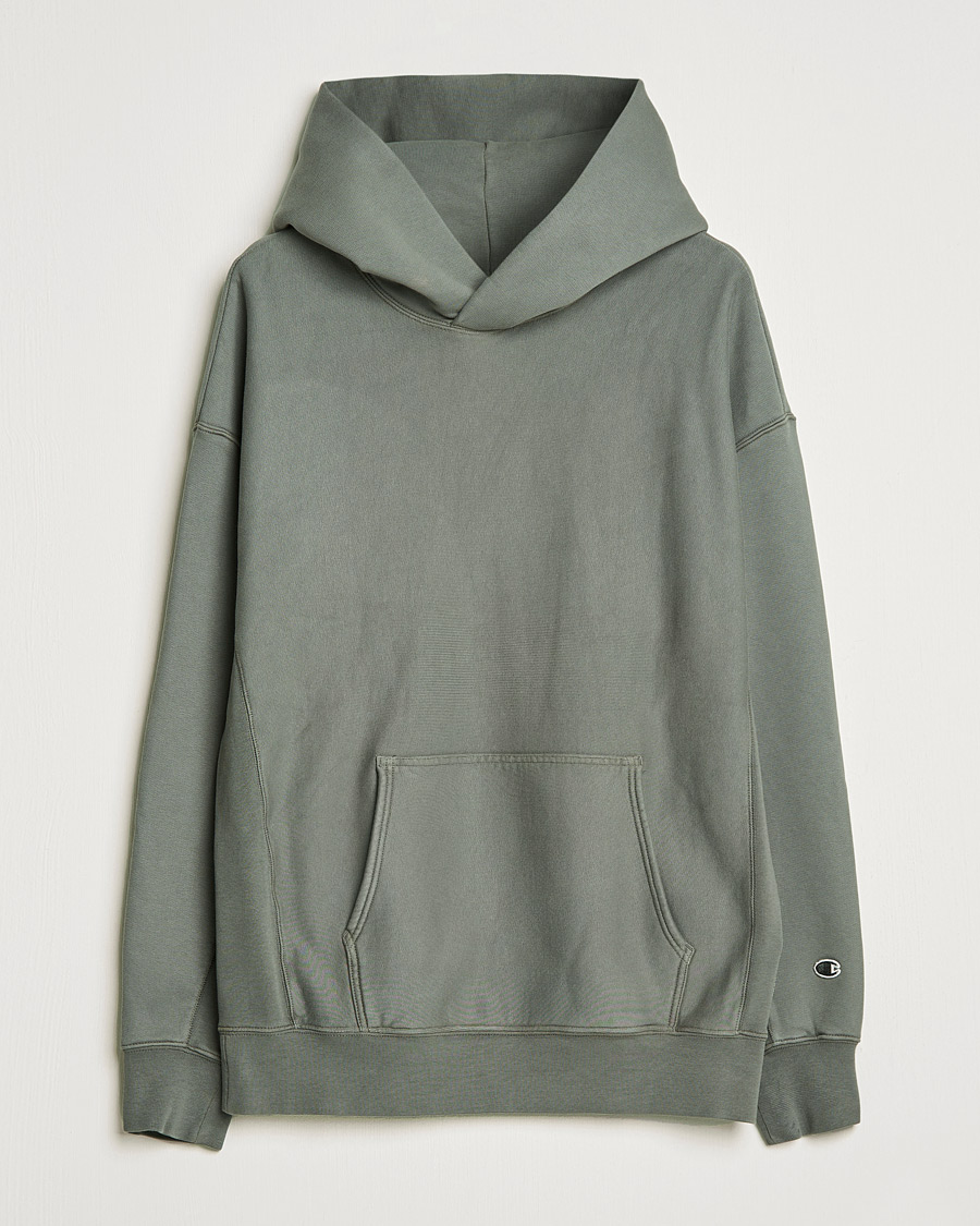 Uomini | Maglieria | Champion | Heritage Garment Dyed Hood Dark Grey