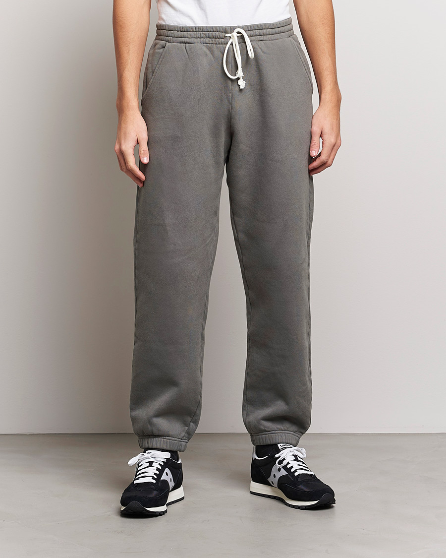 Uomini | Pantaloni | Champion | Heritage Garment Dyed Sweatpants Dark Grey