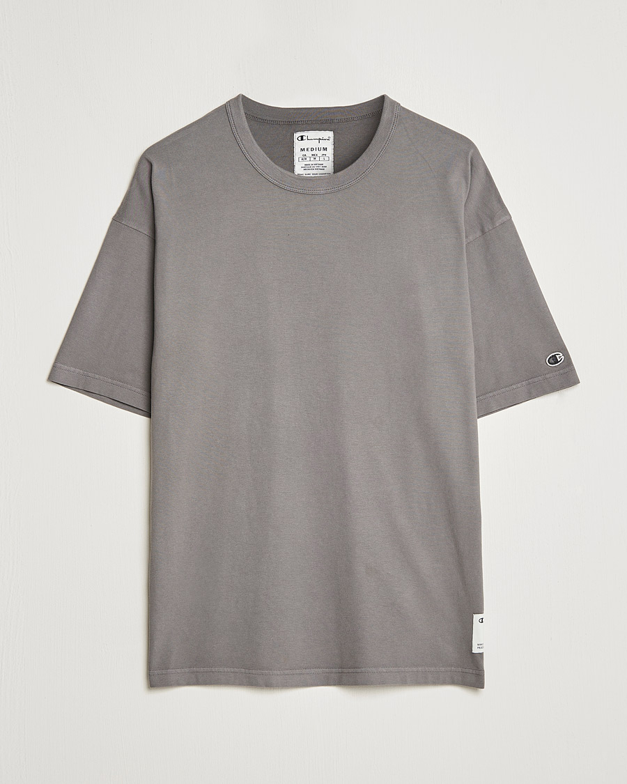 Uomini | T-shirt | Champion | Heritage Garment Dyed T-Shirt Dark Grey