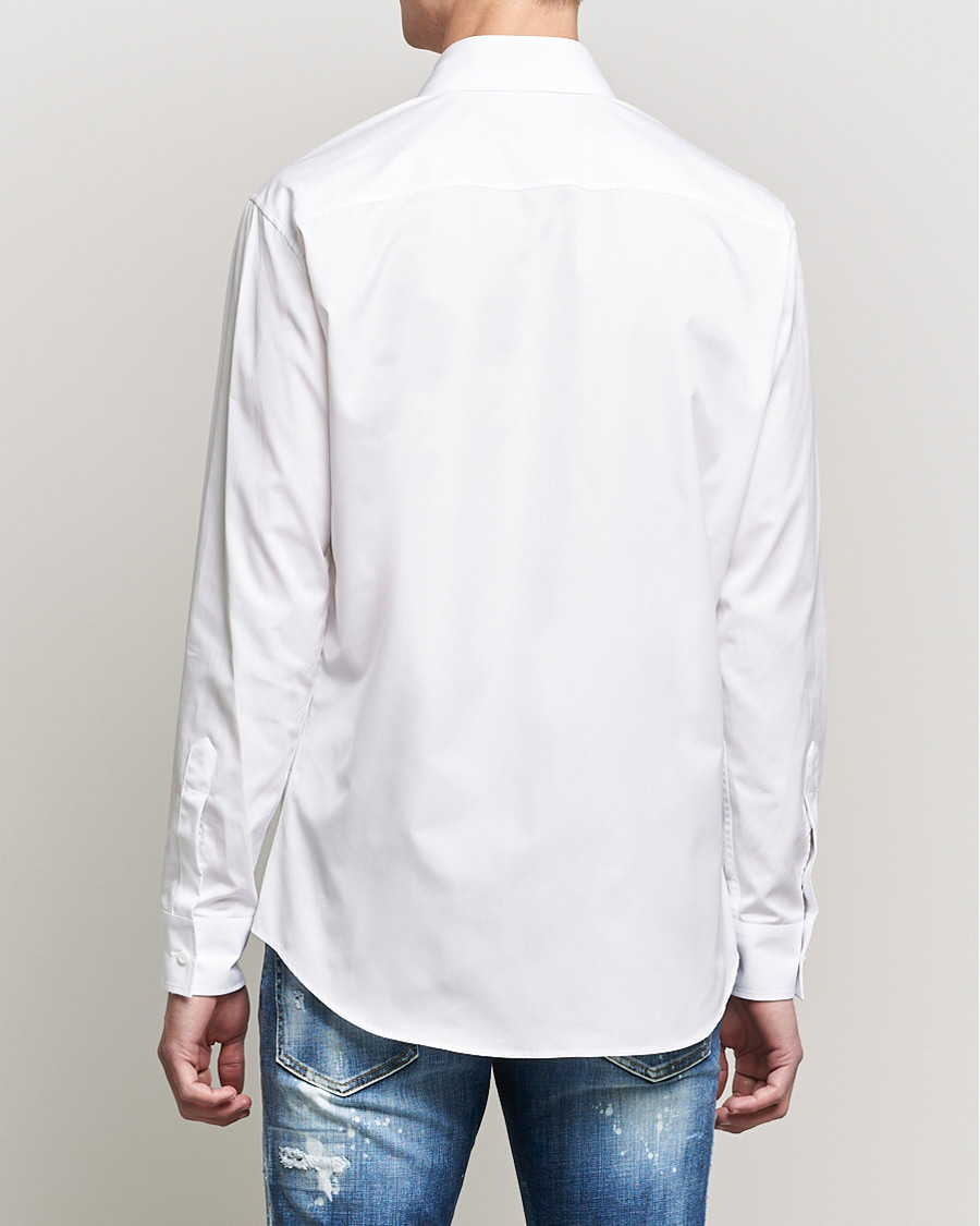 Uomini | Camicie | Dsquared2 | Poplin Dress Shirt White