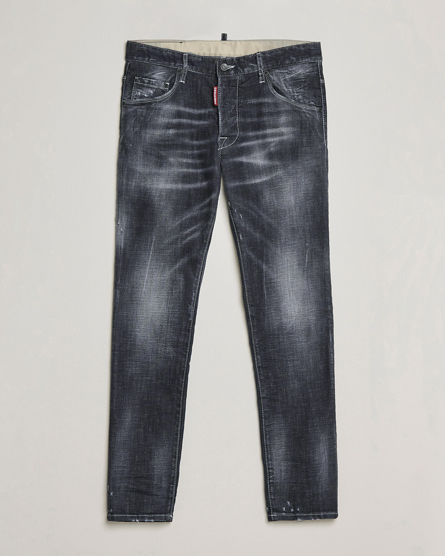 Uomini | Jeans | Dsquared2 | Skater Jeans Black Wash