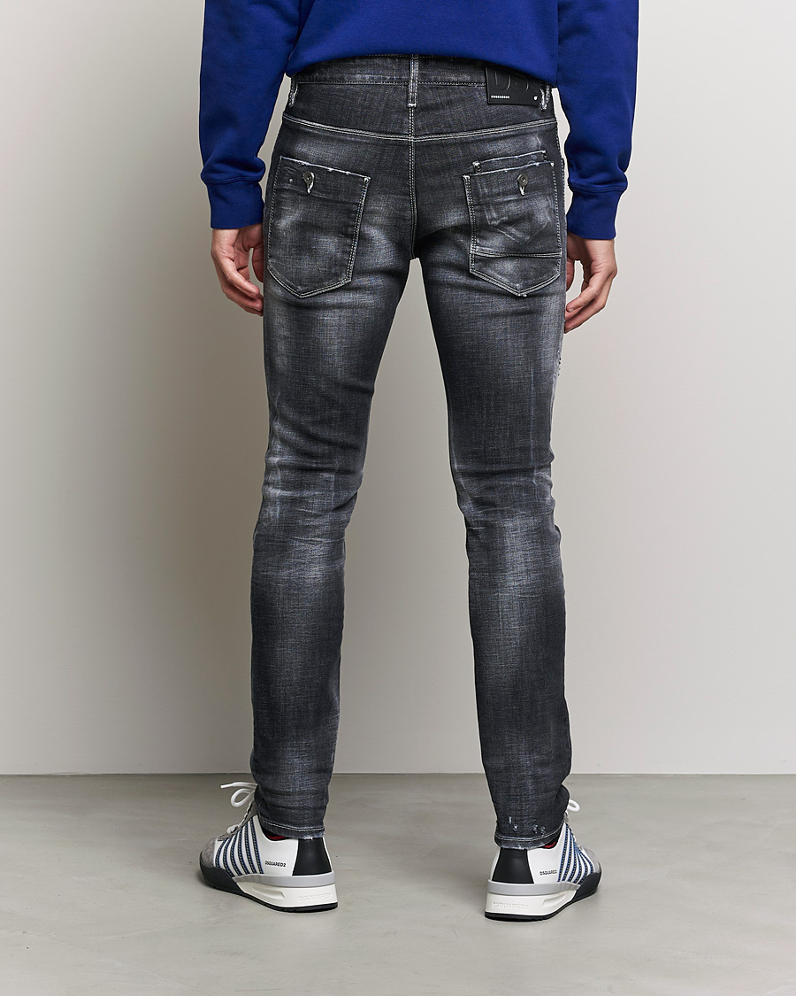 Uomini | Jeans | Dsquared2 | Skater Jeans Black Wash
