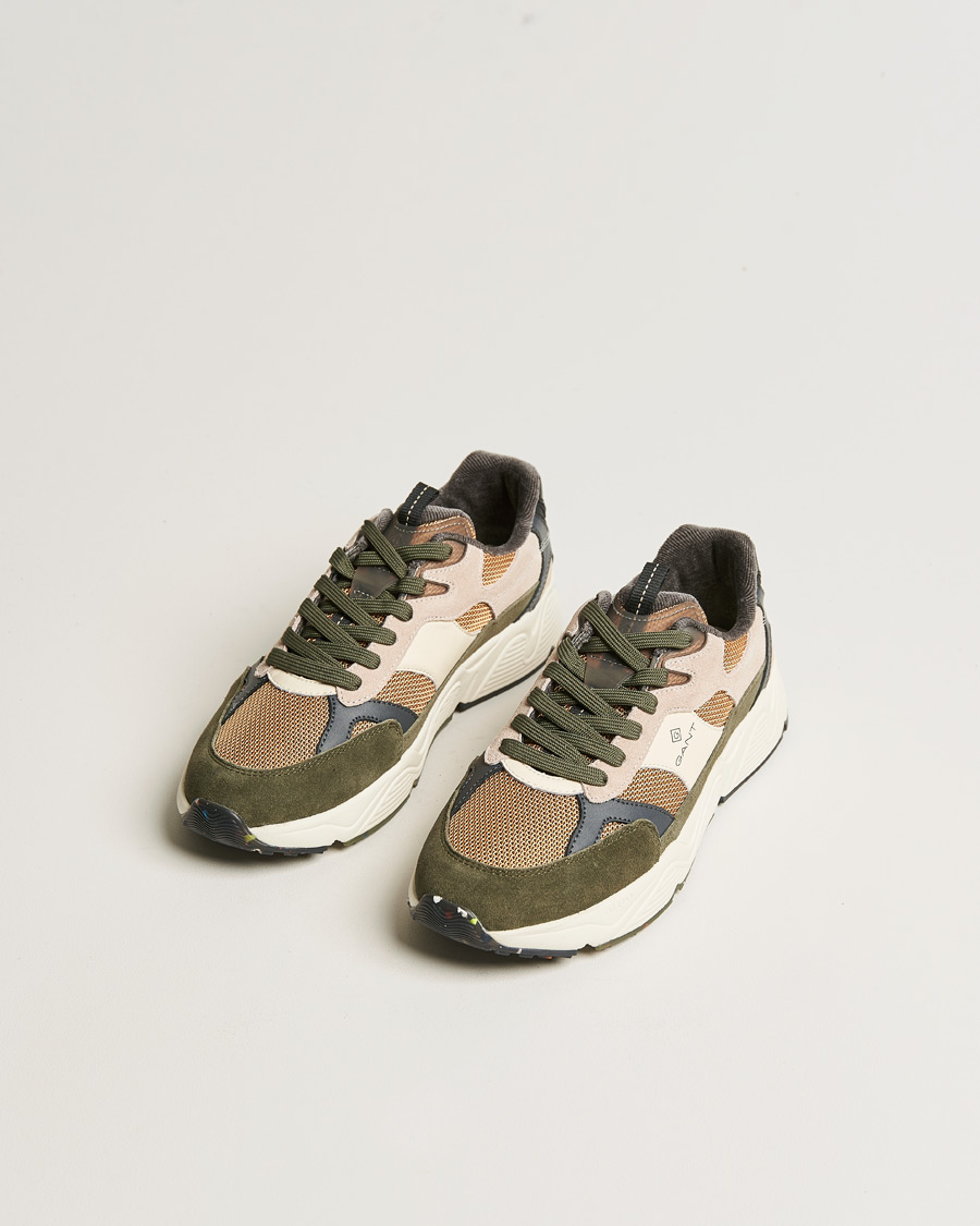 Uomini | GANT Profellow Running Sneaker Olive Multi | GANT | Profellow Running Sneaker Olive Multi