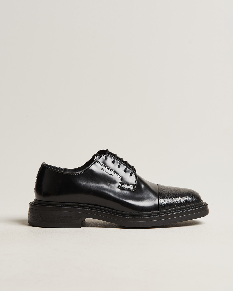 Uomini | GANT Fairwyn Leather Low Lace Derby Black | GANT | Fairwyn Leather Low Lace Derby Black