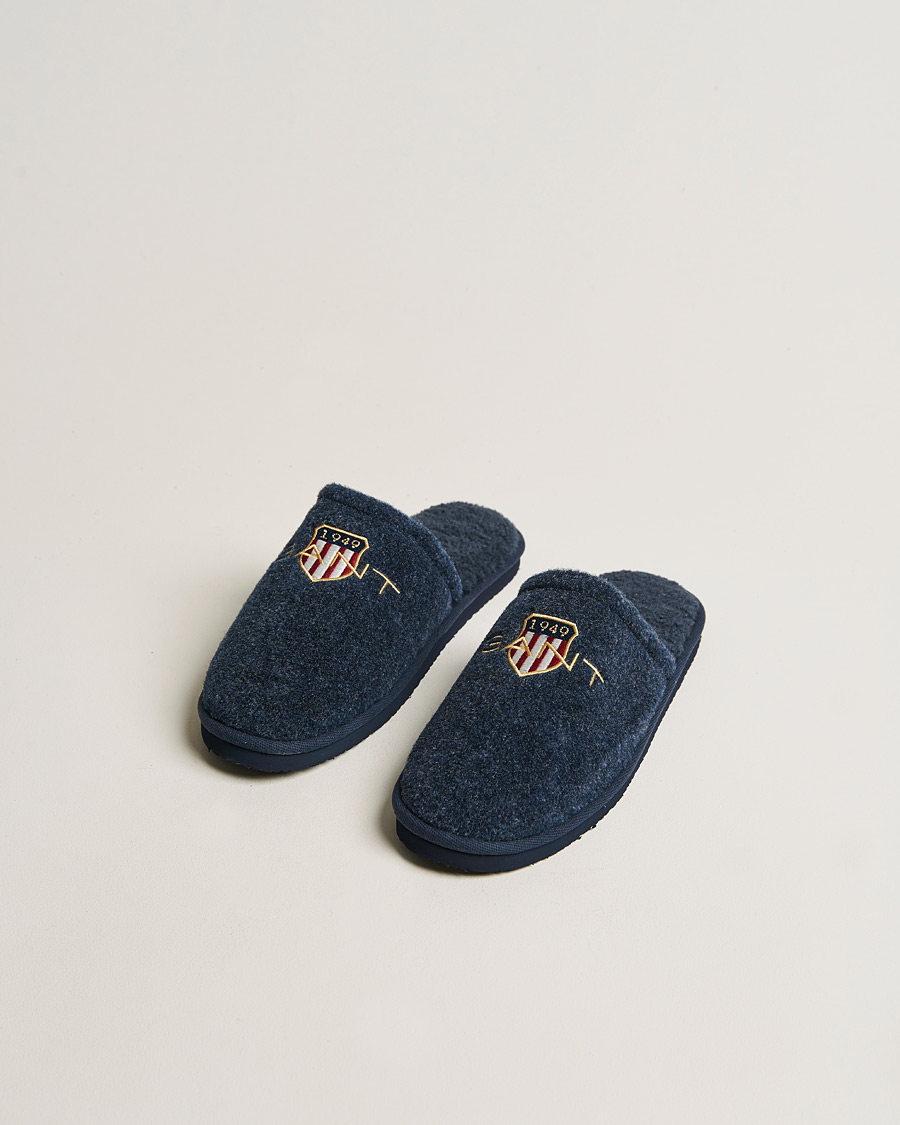 Uomini | GANT Tamaware Terry Slippers Marine | GANT | Tamaware Terry Slippers Marine