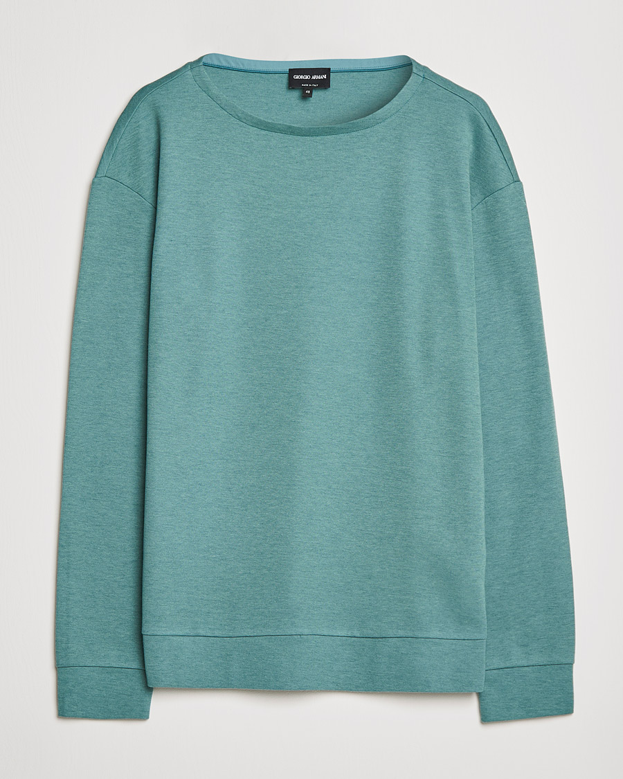 Uomini | Maglieria | Giorgio Armani | Cashmere/Silk Blend Pullover Acquamarina