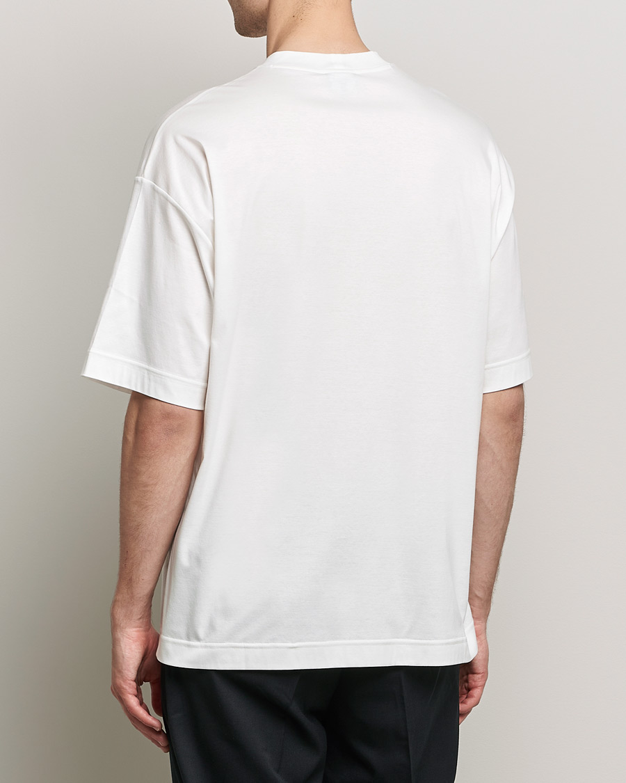 Uomini | T-shirt | Giorgio Armani | Short Sleeve Signature T-Shirt White