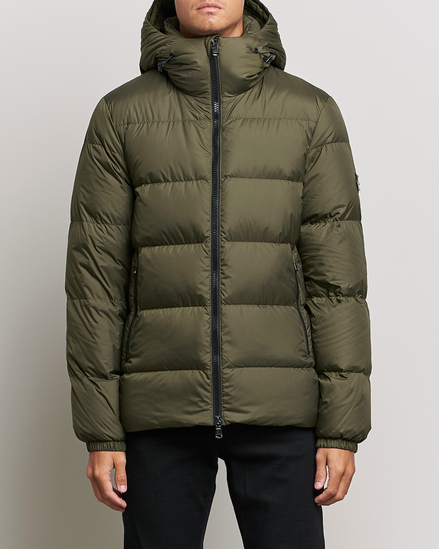 Uomini | Giacche | J.Lindeberg | Barrel Down Jacket Forest Green