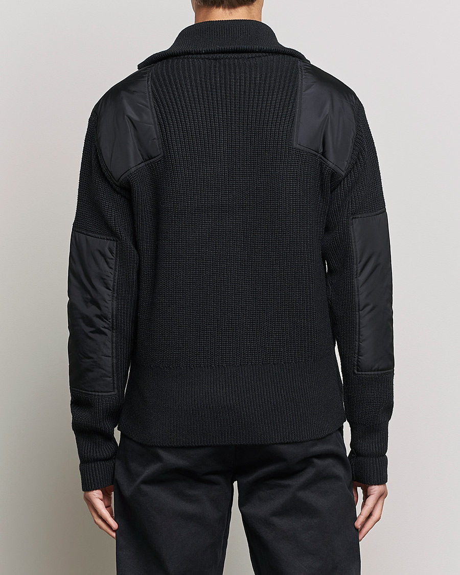 Uomini | Maglieria | J.Lindeberg | Ethan Chunky Half Zip Black