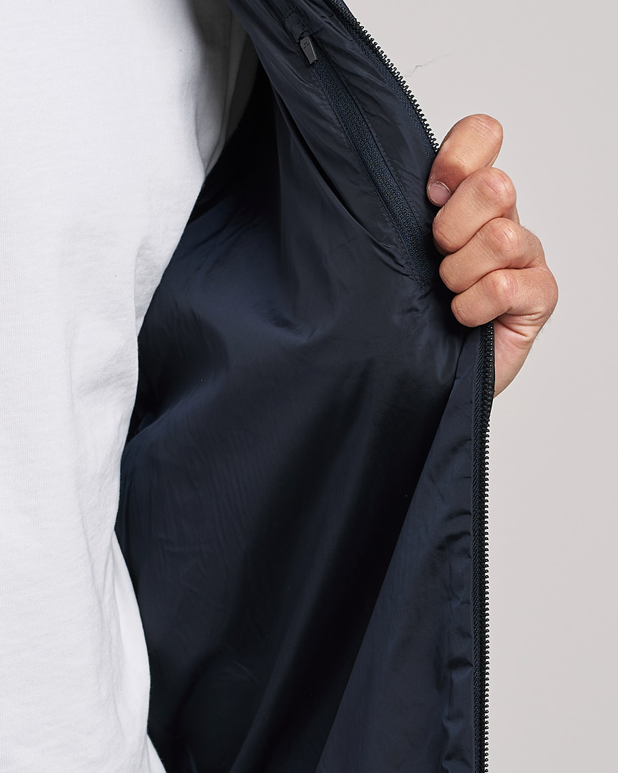 Uomini | Maglieria | J.Lindeberg | Beck Knitted Hybrid Jacket Navy