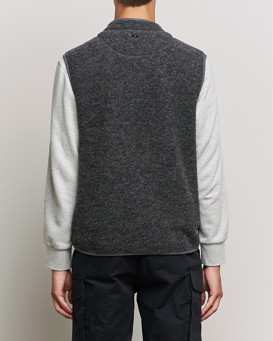 Uomini | Maglieria | J.Lindeberg | Duncan Wool Fleece Vest Grey Melange