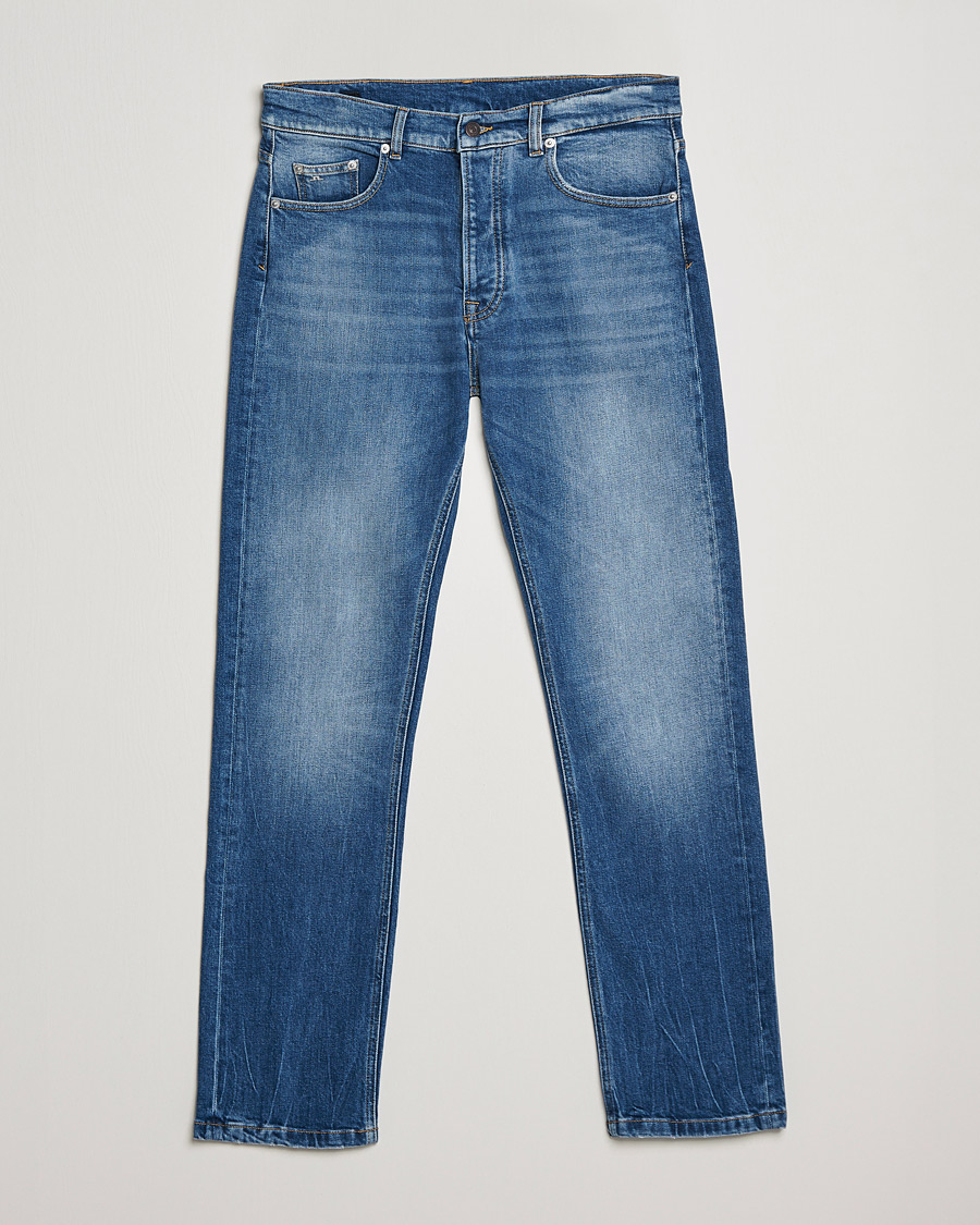 Uomini | Jeans | J.Lindeberg | Cody Vintage Wash Jeans Light Blue