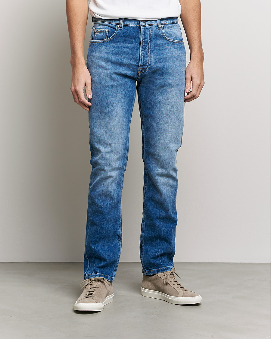Uomini | Jeans | J.Lindeberg | Cody Vintage Wash Jeans Light Blue