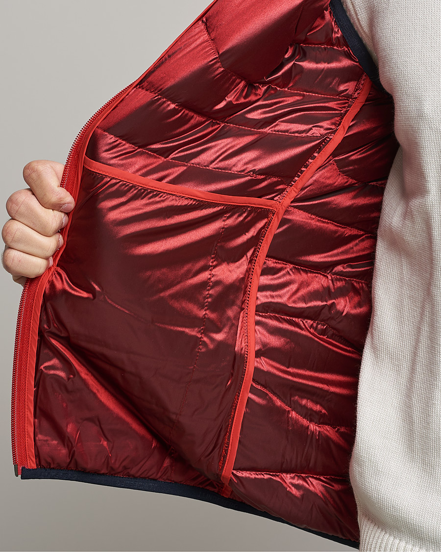Uomini | Giacche | J.Lindeberg | Cliff Light Down Vest Barbados Cherry