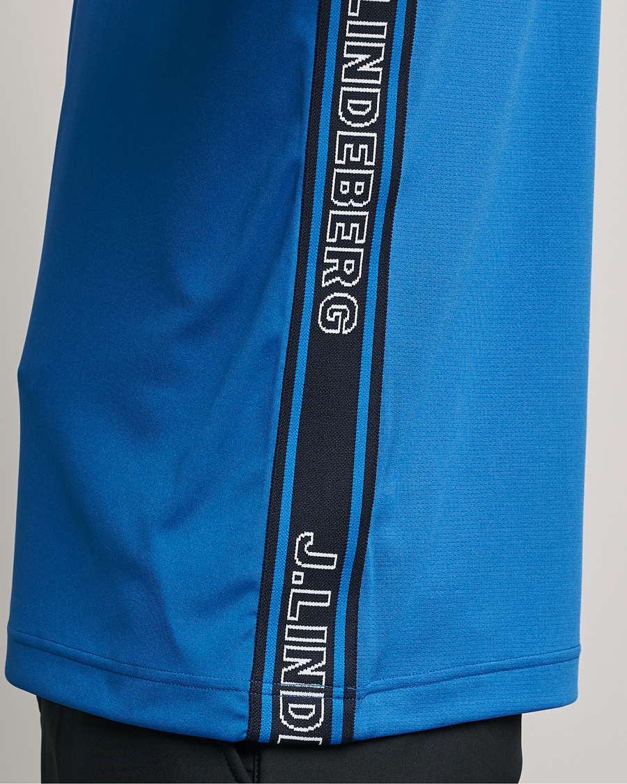 Uomini | Polo | J.Lindeberg | Diamond Regular Fit Polo Nautical Blue