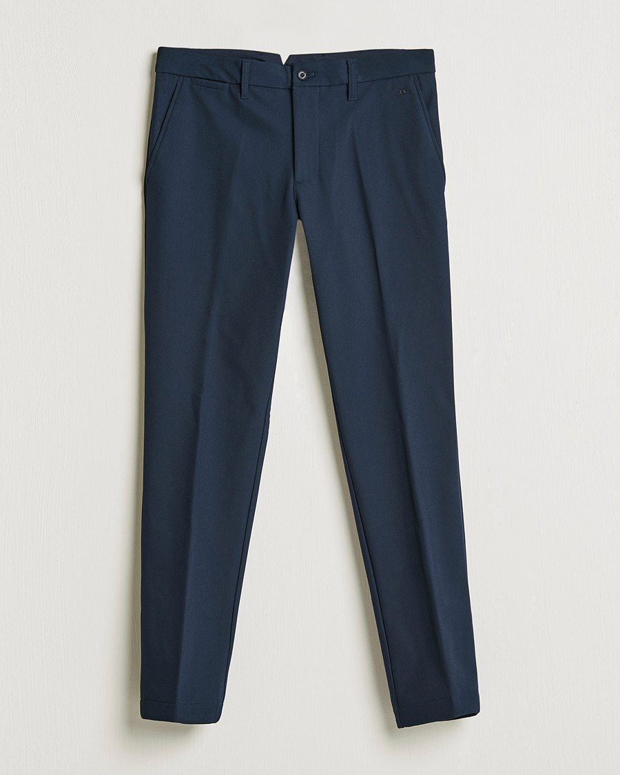 Uomini | Pantaloni | J.Lindeberg | Ellot Bonded Fleece Pants Navy