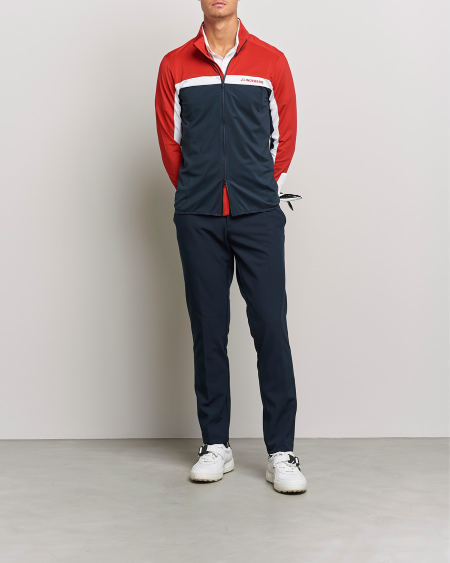 Uomini | Pantaloni | J.Lindeberg | Ellot Bonded Fleece Pants Navy