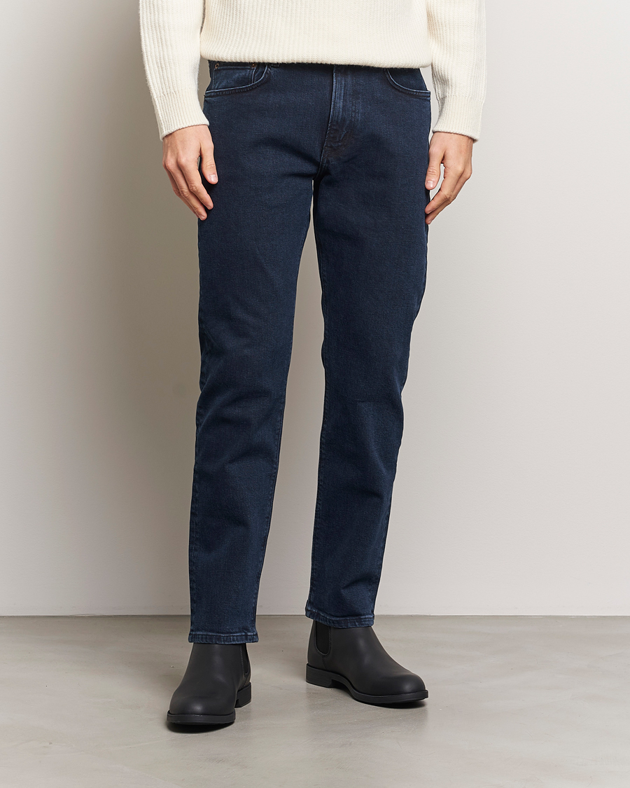 Uomini | Pantaloni | Jeanerica | TM005 Tapered Jeans Blue Black