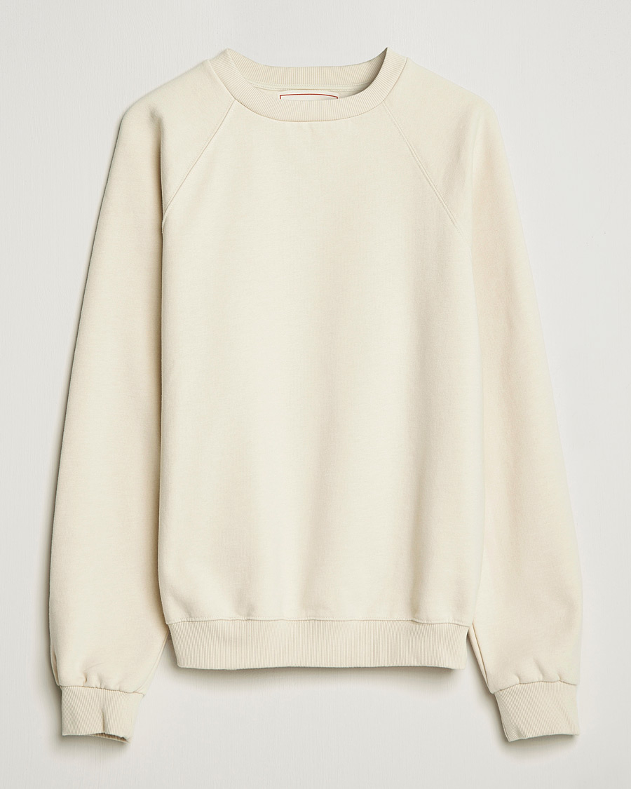 Uomini | Maglieria | Jeanerica | Arc Raglan Sweater Shortbread Beige