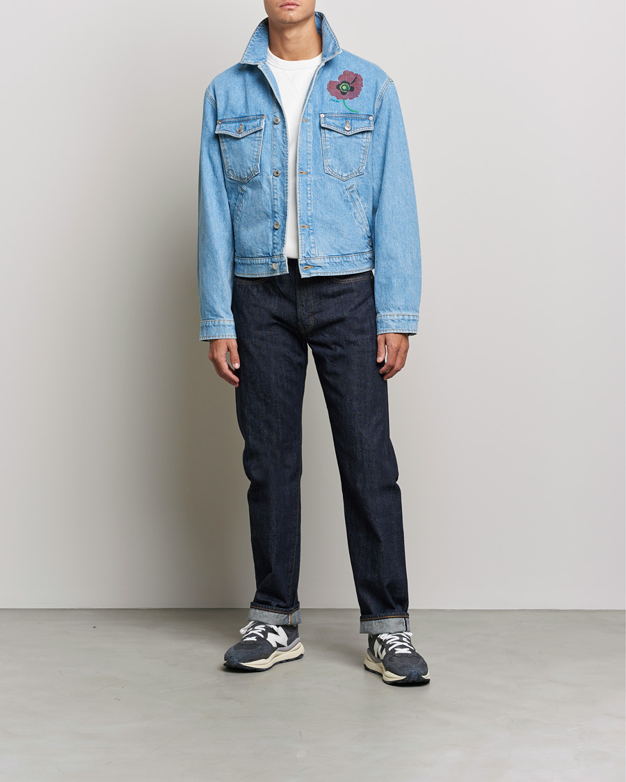Uomini | Giacche | KENZO | Trucker Denim Jacket Sky Blue
