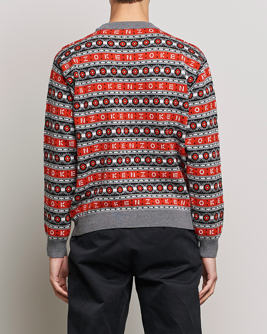 Uomini | Maglieria | KENZO | Jacquard Jumper Medium Red