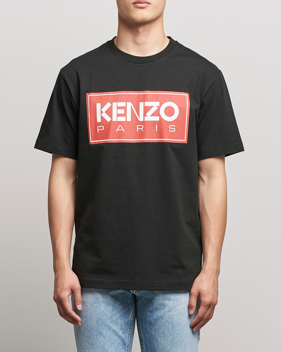Uomini | T-shirt | KENZO | Paris Classic Tee Black
