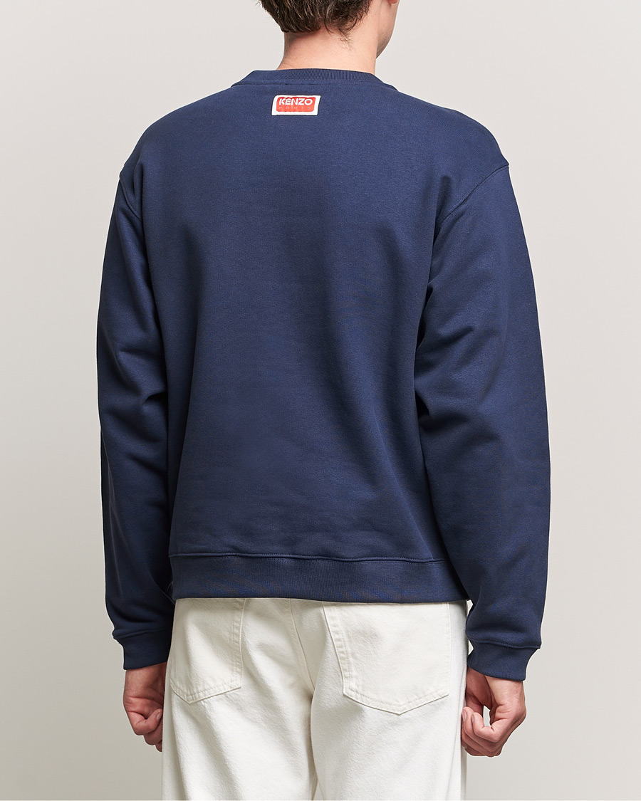 Uomini | Maglieria | KENZO | Logo Classic Sweatshirt Midnight Blue