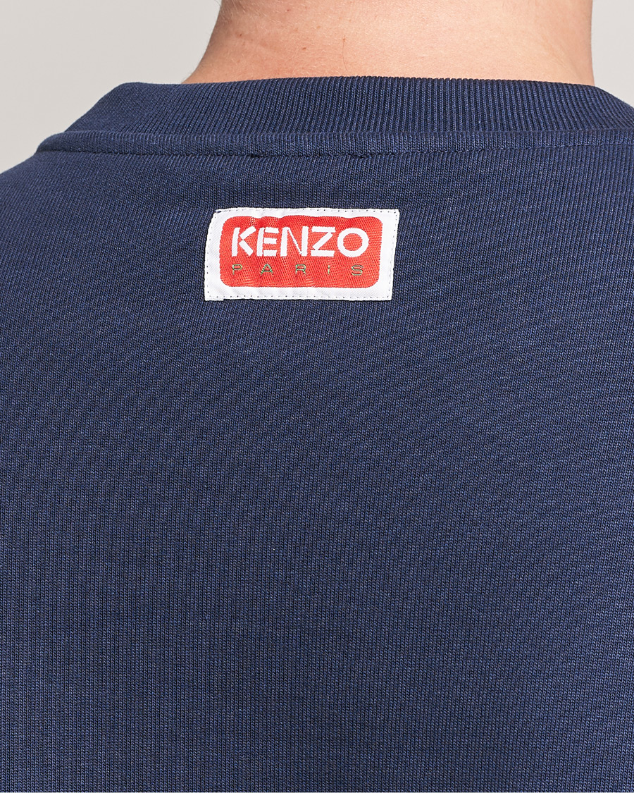 Uomini | Maglieria | KENZO | Logo Classic Sweatshirt Midnight Blue