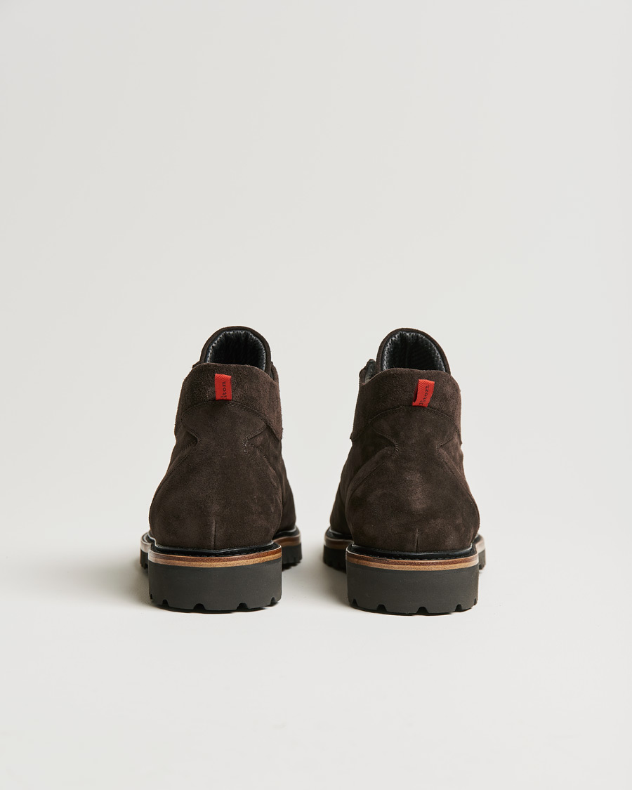Uomini | Kiton St Moritz Winter Boots Dark Brown Suede | Kiton | St Moritz Winter Boots Dark Brown Suede