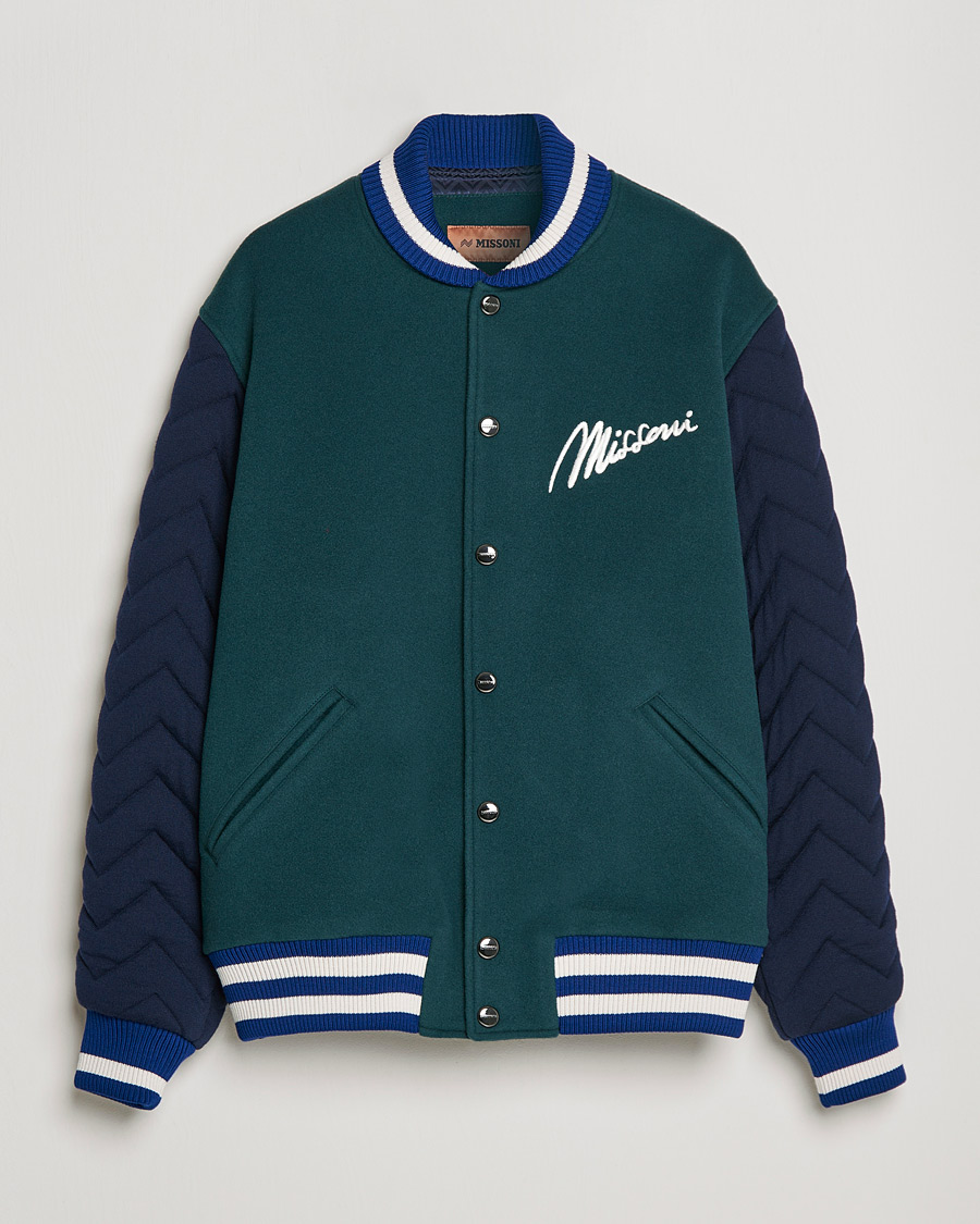 Uomini | Giacche | Missoni | Varsity Jacket Navy