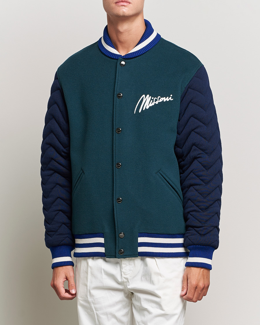 Uomini | Giacche | Missoni | Varsity Jacket Navy