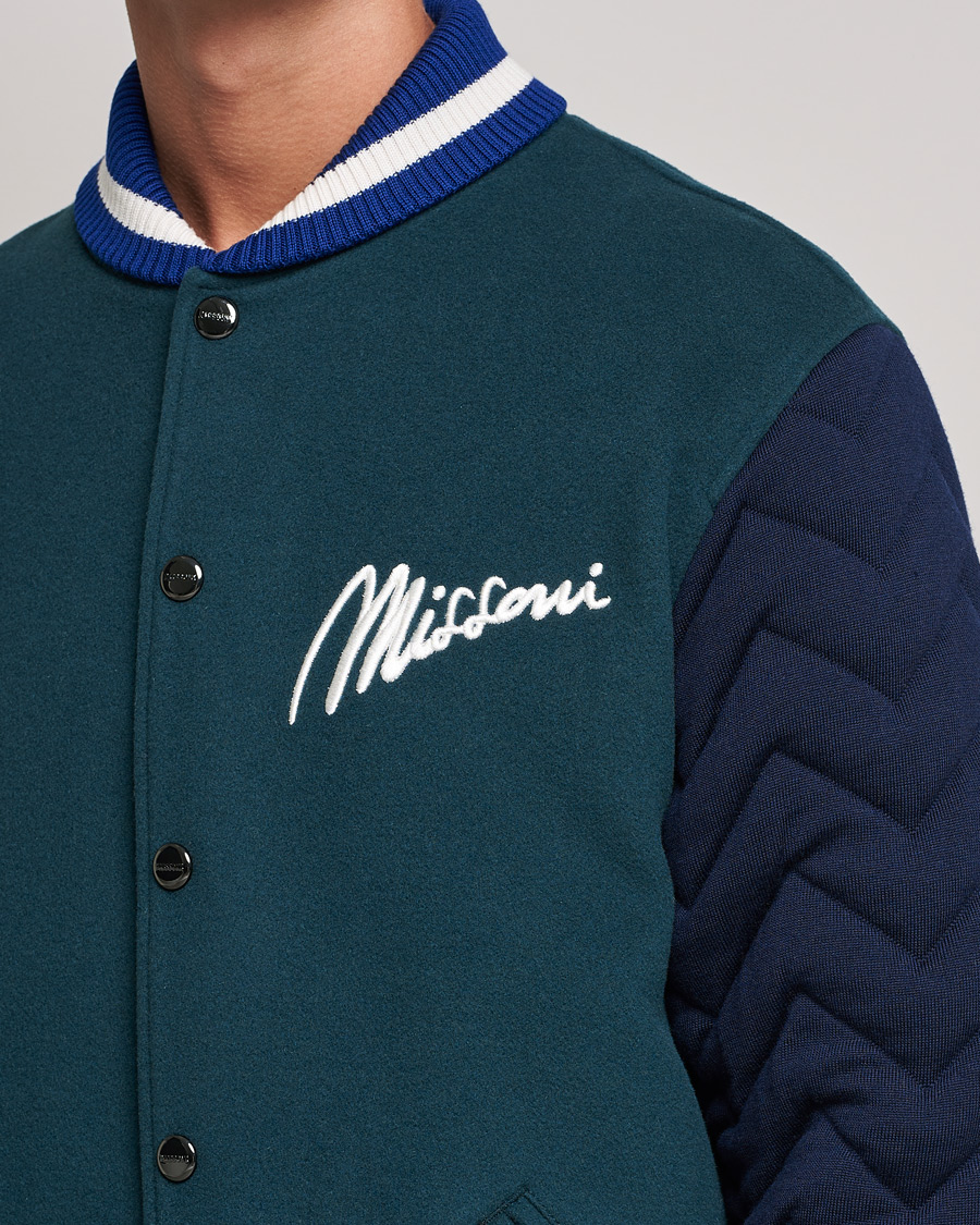 Uomini | Giacche | Missoni | Varsity Jacket Navy