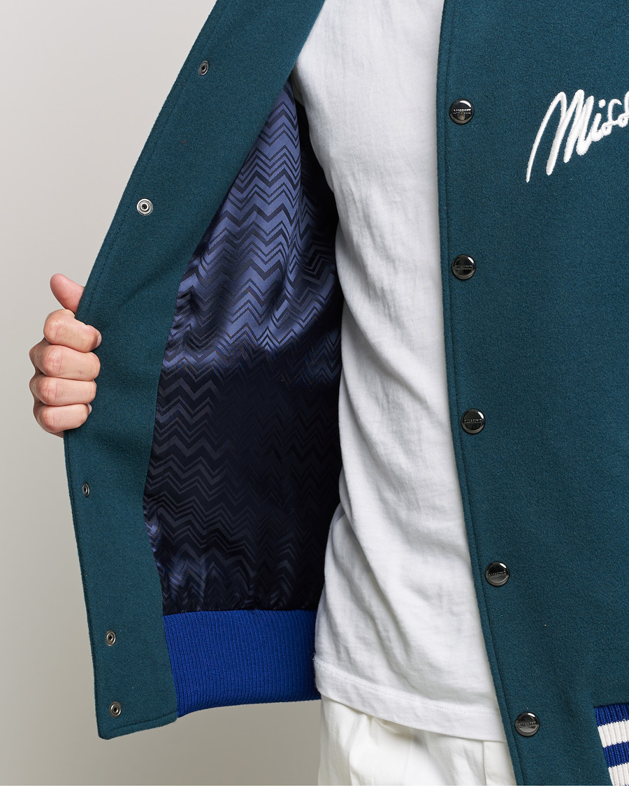 Uomini | Giacche | Missoni | Varsity Jacket Navy