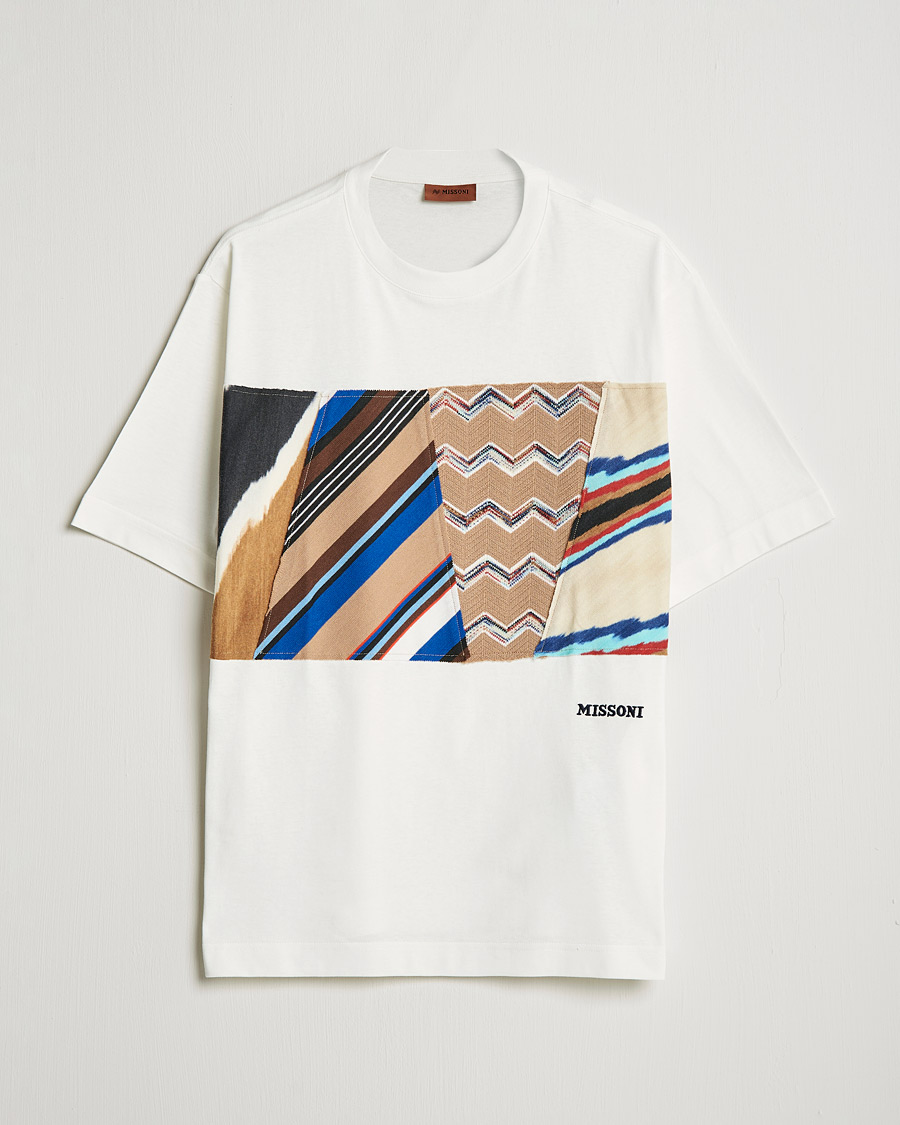 Uomini | T-shirt | Missoni | Patchwork T-Shirt White