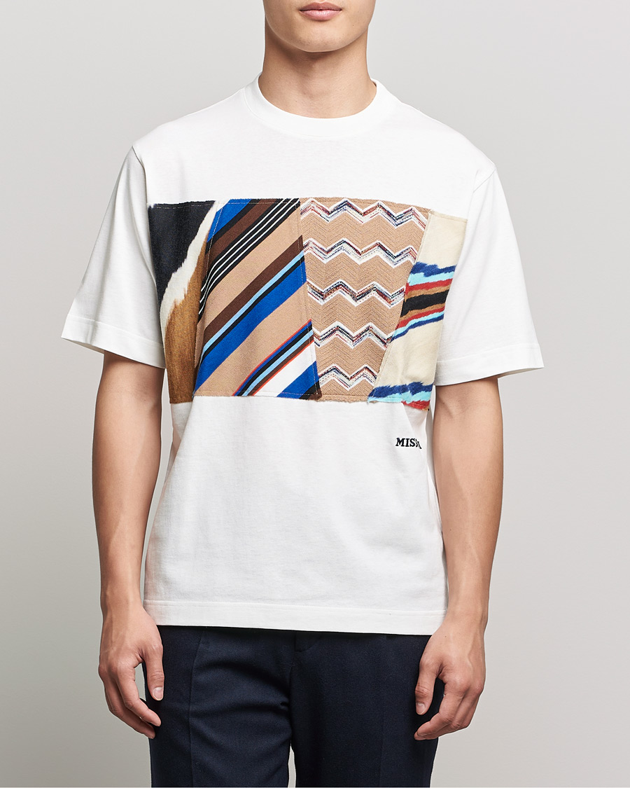 Uomini | T-shirt | Missoni | Patchwork T-Shirt White