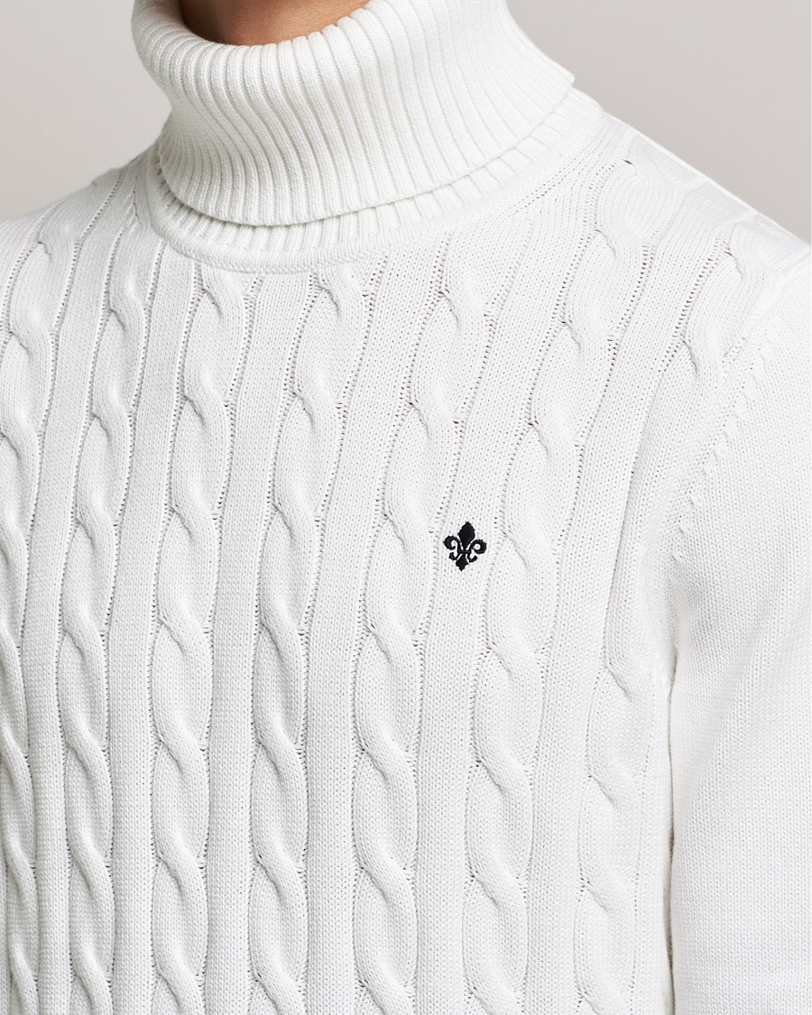 Uomini | Maglieria | Morris | Edmond Cable Rollneck Off White