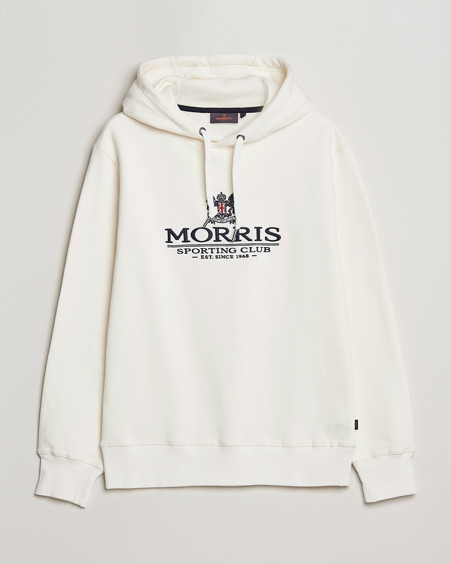 Uomini | Maglieria | Morris | Trevor Logo Hoodie Off White
