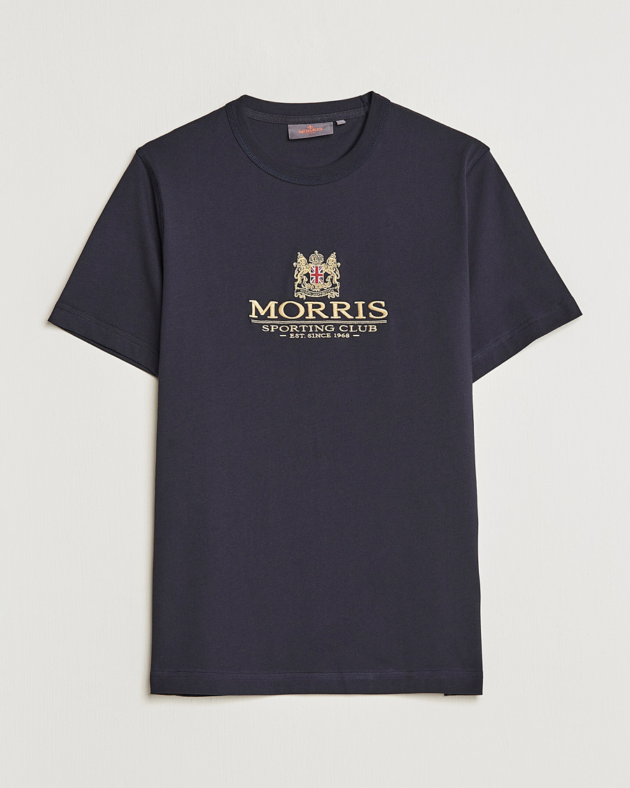 Uomini | T-shirt | Morris | Trevor Logo T-shirt Blue