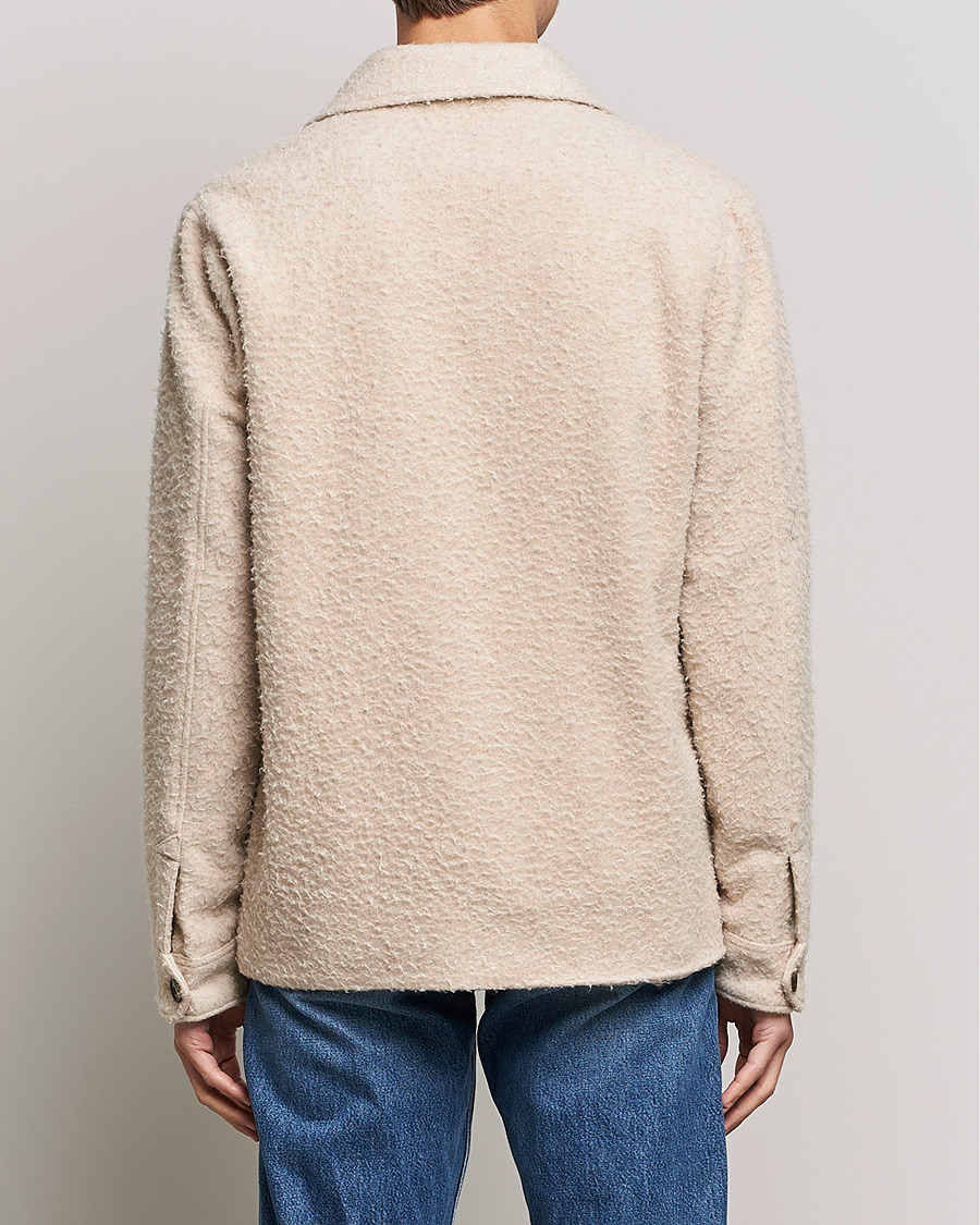 Uomini | Giacche | Morris | Shaggy Shirt Jacket Beige
