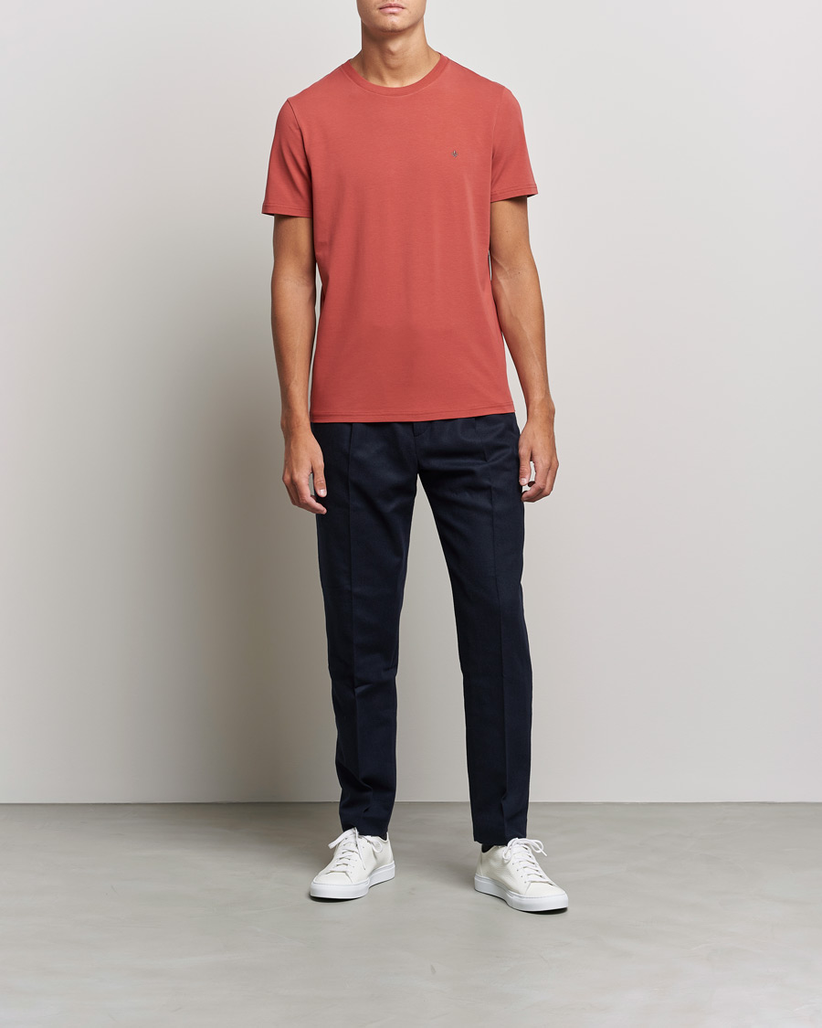 Uomini | T-shirt | Morris | James Crew Neck T-shirt Red