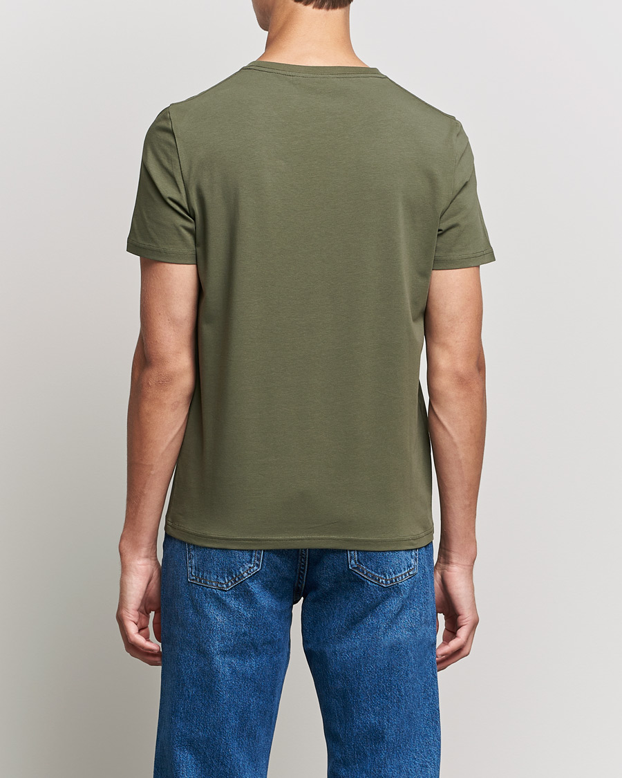 Uomini | T-shirt | Morris | James Crew Neck T-shirt Olive