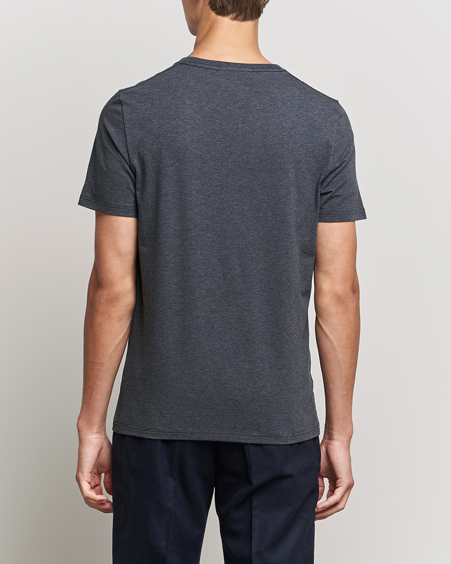 Uomini | T-shirt | Morris | James Crew Neck T-shirt Dark Grey