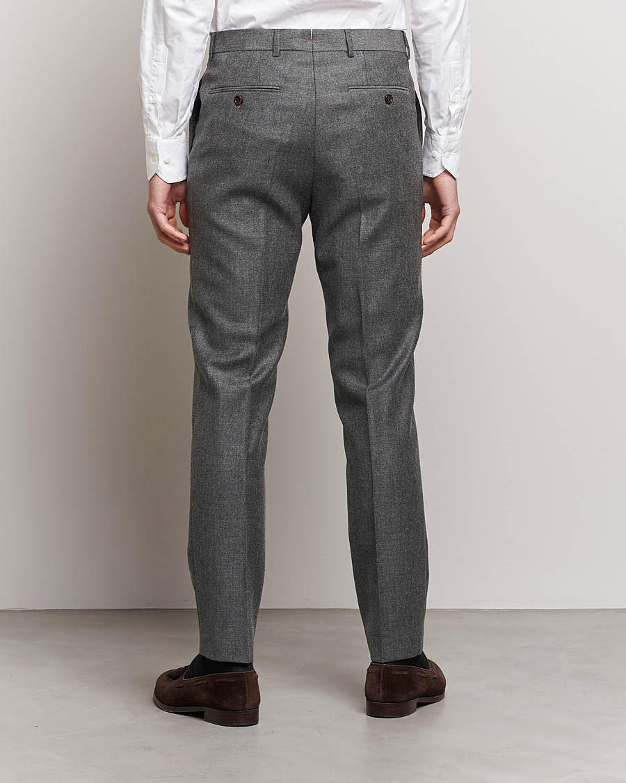 Uomini | Pantaloni | Morris | Bobby Flannel Trousers Grey