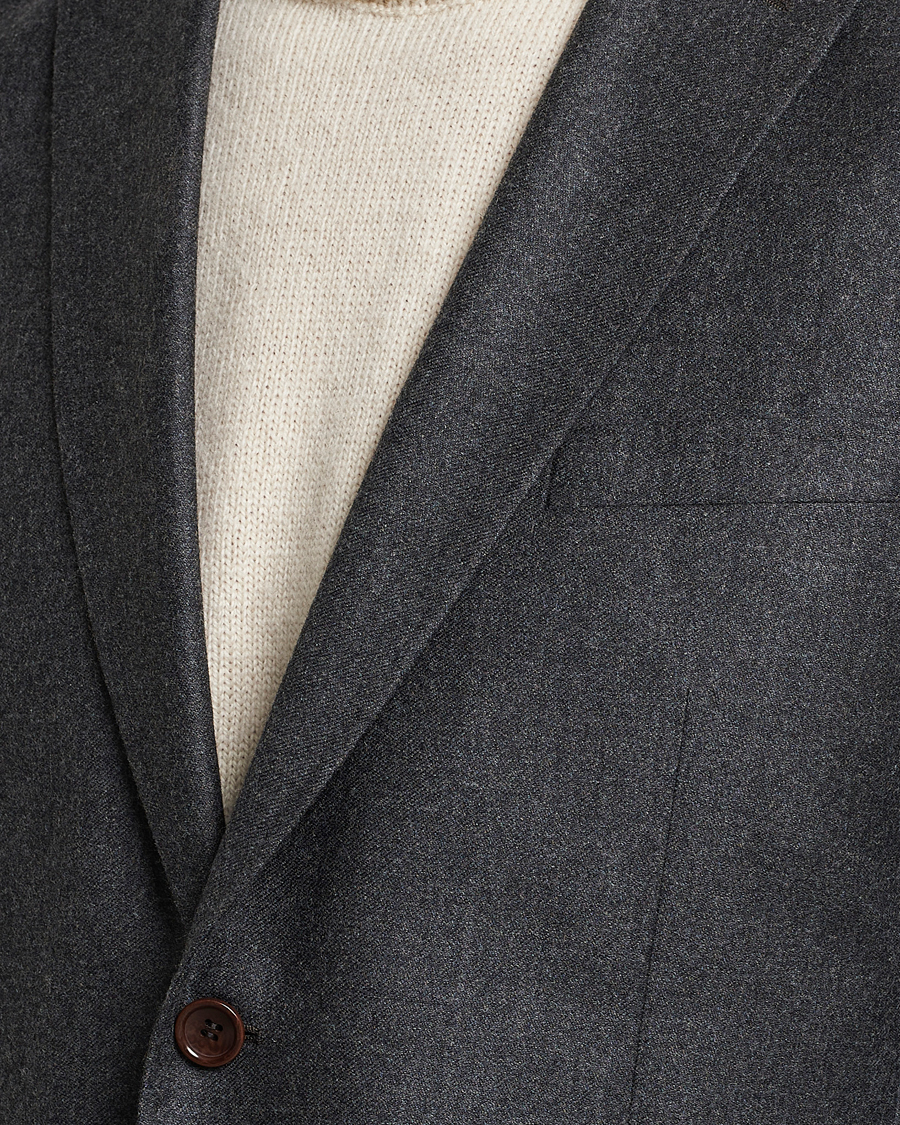 Uomini | Blazers | Morris | Archie Flannel Blazer Grey