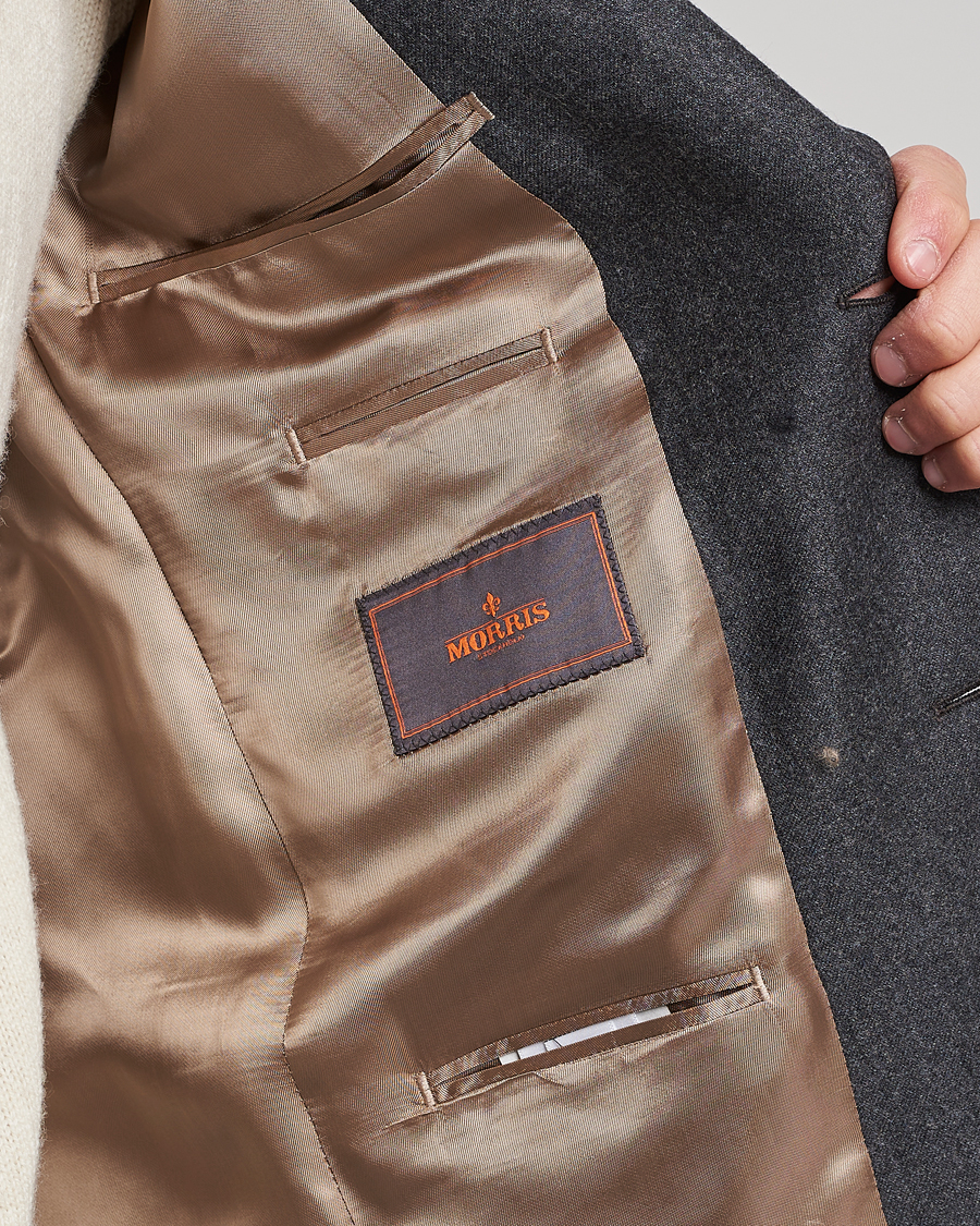 Uomini | Blazers | Morris | Archie Flannel Blazer Grey