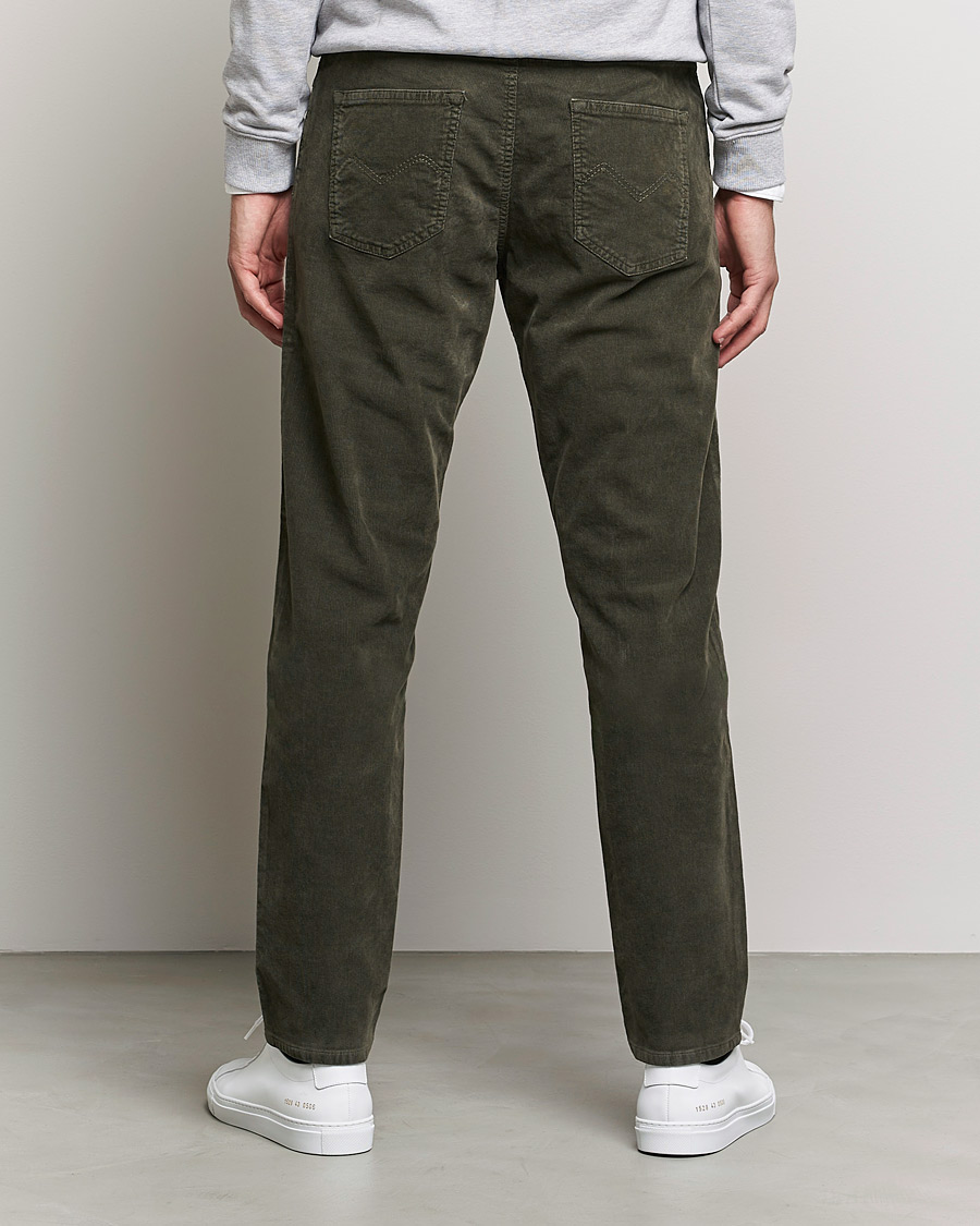 Uomini | Pantaloni | Morris | James Corduroy 5-Pocket Pants Olive