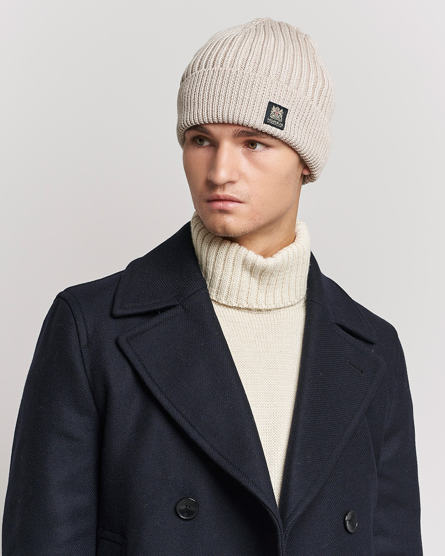 Uomini | Morris Travor Merino Beanie Khaki | Morris | Travor Merino Beanie Khaki