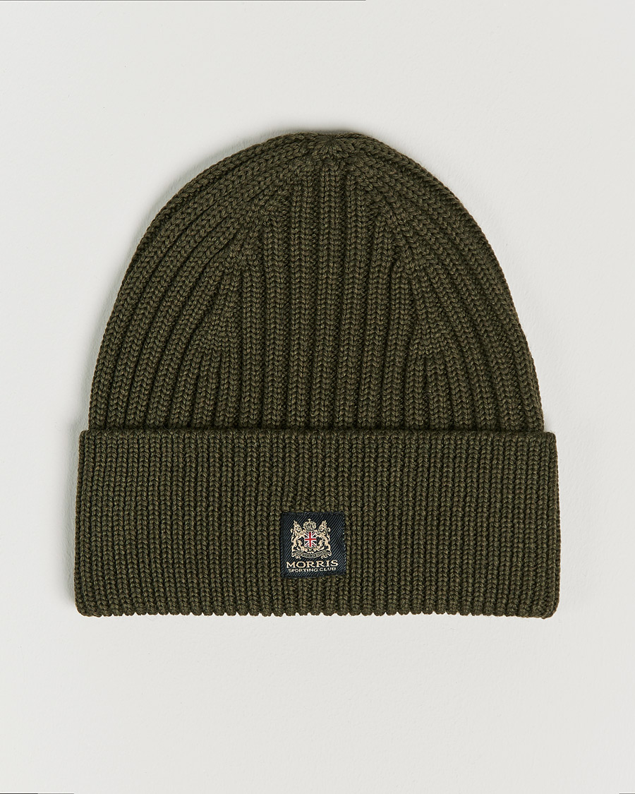 Uomini | Morris Travor Merino Beanie Olive | Morris | Travor Merino Beanie Olive