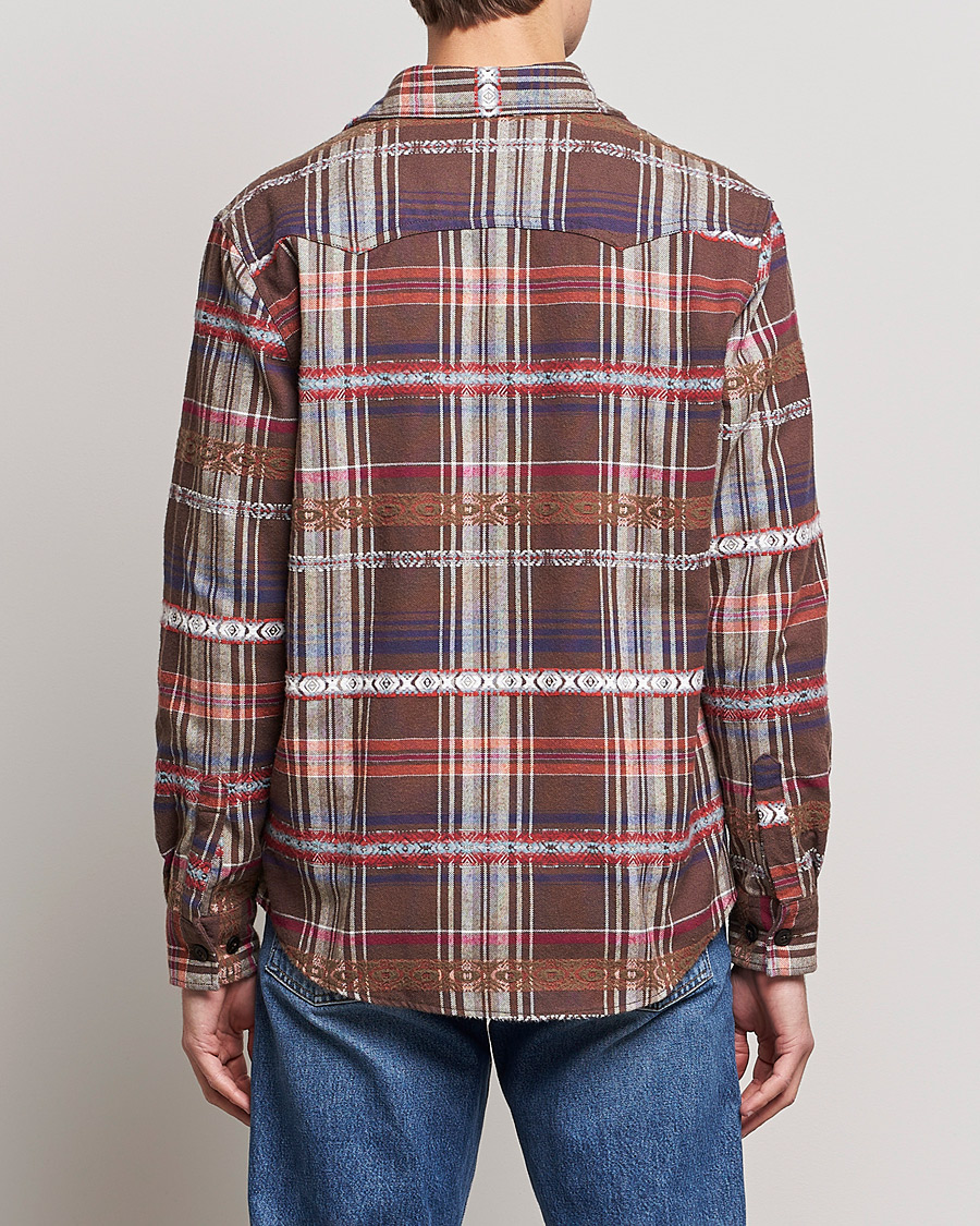 Uomini | Camicie | Morris | Walton Inca Overshirt Brown
